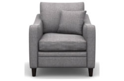 Heart of House Newbury Fabric Chair - Ash